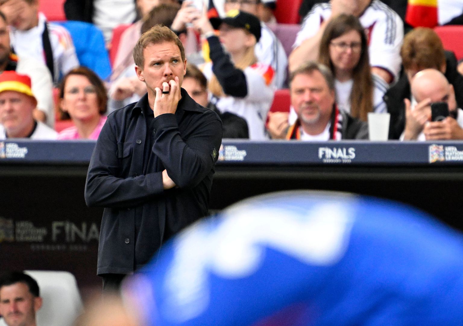 Julian Nagelsmann ließ großen Frust erst gar nicht zu, baute die deutschen Fußballer nach …
