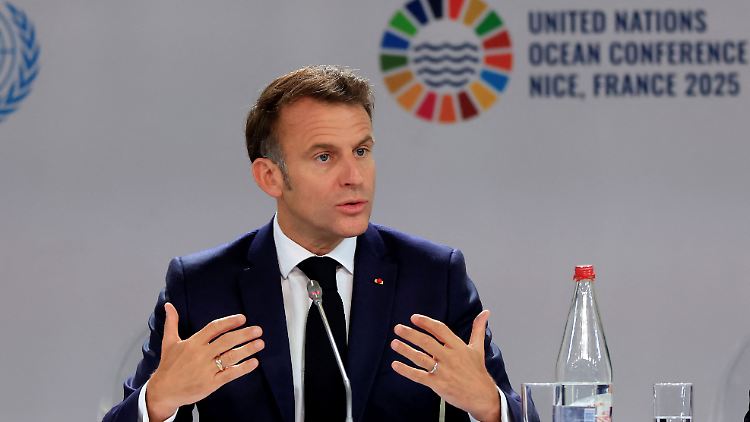Macron hofft auf der Ozeankonferenz auf Unterstützung für ein Hochseeabkommen.