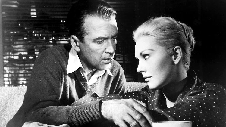 Film für die Ewigkeit: "Vertigo" von Alfred Hitchcock mit James Stewart und Kim Novak.