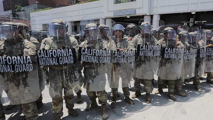 Die Nationalgarde ist bereits in L.A. aktiv.