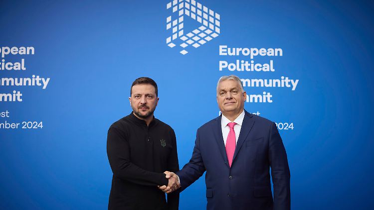Viktor Orban (r.) kann mit der Ukraine nicht viel anfangen.