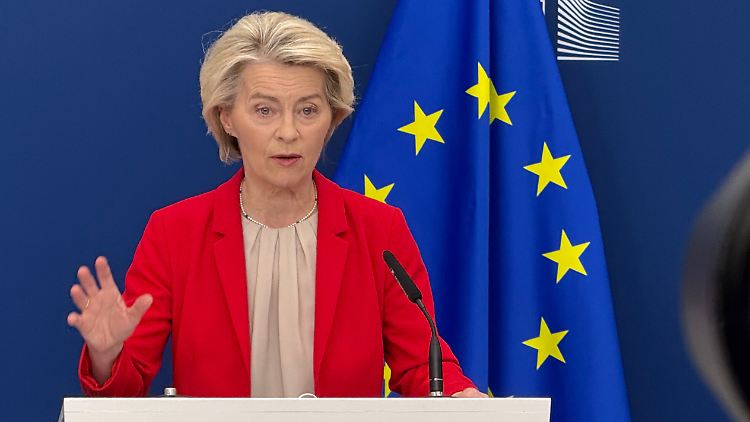 Muss ihre Strafmaßnahmen noch auf dem G7-Gipfel in Kanada durchbringen: EU-Kommissionschefin von der Leyen. 