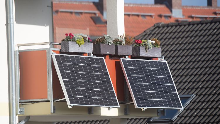 Die Anschlussleistung der Balkonkraftwerke ist auf 800 Watt begrenzt.