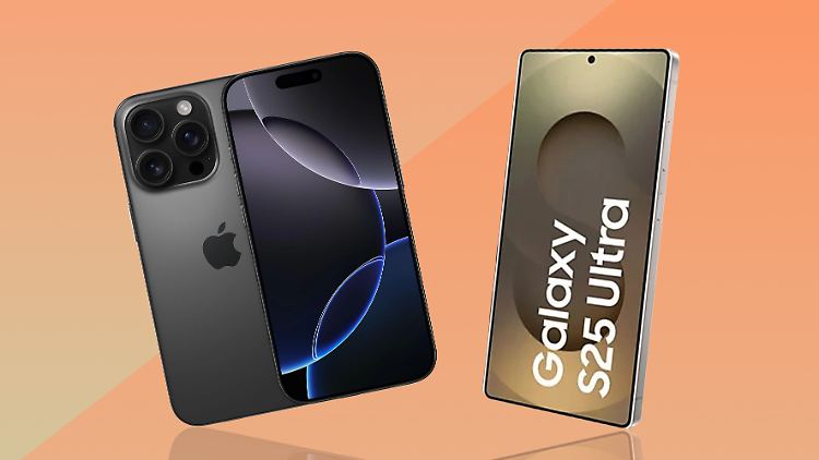 Das iPhone 16 Pro ist in Europa am beliebtesten, bei den Android-Smartphones setzt sich das Galaxy S25 Ultra durch.