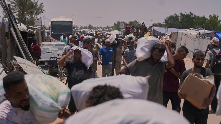 Seit Ende Mai verteilt die GHF Lebensmittel im Gazastreifen. So soll verhindert werden, dass die Hilfsgüter in die Hände der Hamas fallen.