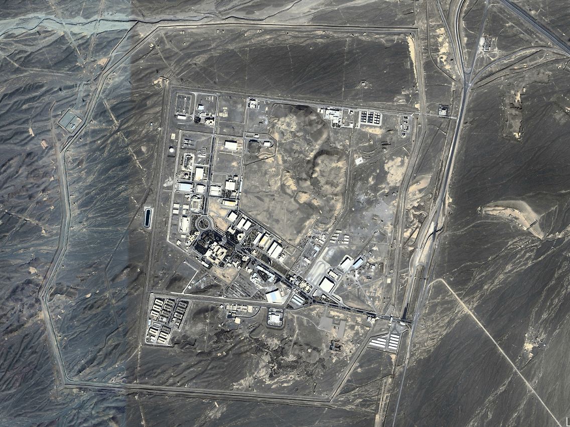 Blick auf die iranische Atomanlagen am Standort Natans (Natanz) rund 230 Kilometer südlich von Teheran (Archivaufnahmen aus dem April 2024).