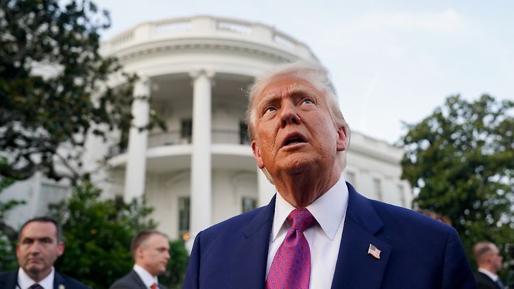 In Washington dürfen Demonstranten mit "massiver Gewalt" rechnen, so Trump.
