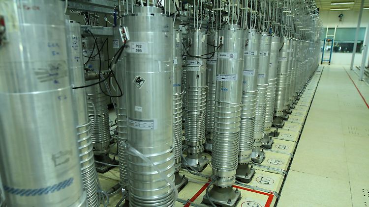 Zentrifugen in der Atomanlage Natans: Technologie zur Anreicherung von Uran.