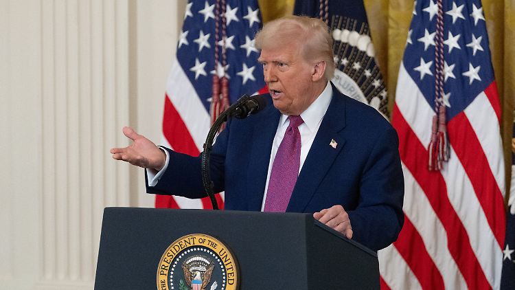 Reagiert auf besorgte Unternehmer, nicht auf Proteste auf der Straße: Donald Trump. 