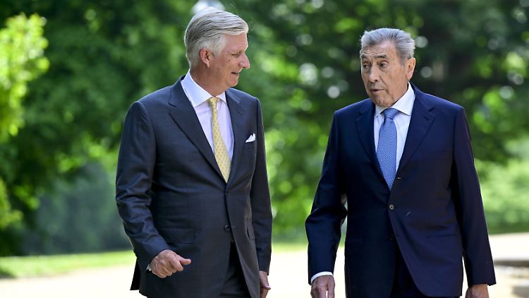 Kürzlich erst war Merckx beim König zu Gast.