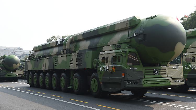 Die meisten Atomwaffen auf der Welt besitzen Russland und die USA - doch China könnte in den nächsten Jahren gleichziehen.