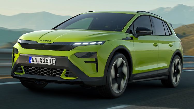 Skoda bietet sein neues Elektro-SUV Elroq nun auch in einer dynamischeren RS-Version an.