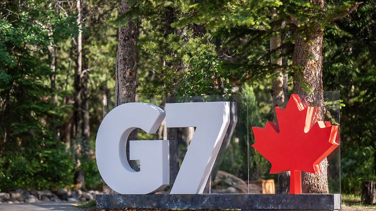 Die Staats- und Regierungschefs der G7-Staaten treffen sich aktuell in den kanadischen Rocky Mountains. 