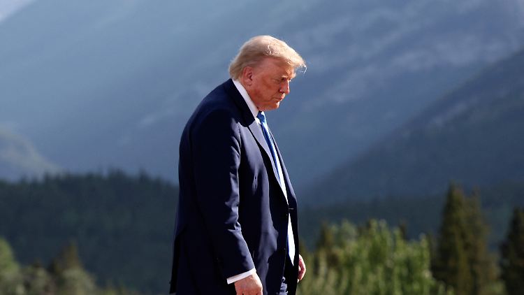 Trump reiste früher als geplant vom G7-Gipfel in Kanada ab. Er möchte sich um den Konflikt zwischen Israel und Iran kümmern - nur wie?