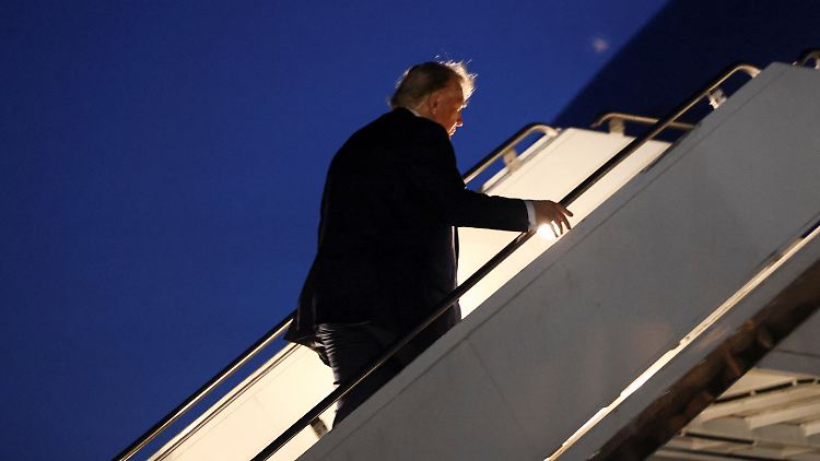 Eigentlich wollte US-Präsident Trump bis Dienstagabend beim G7-Gipfel bleiben - seine frühe Abreise kam überraschend.