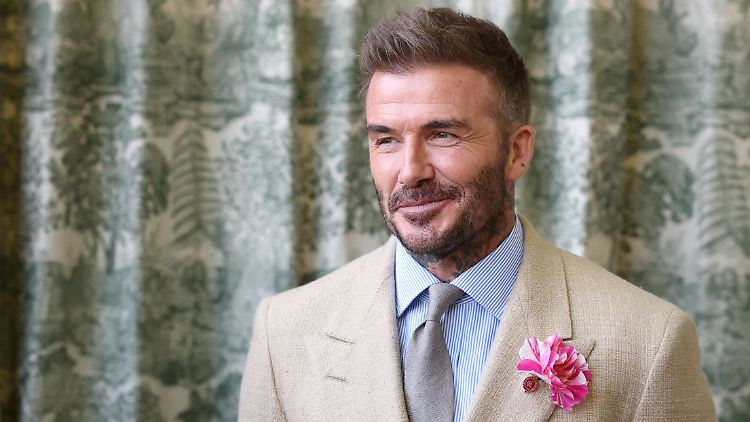 Ließ sich mal eben in München blicken: David Beckham.