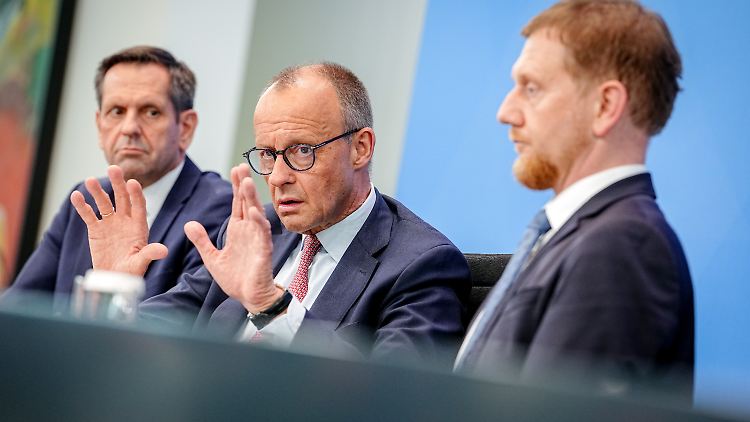 Es war Merz' erste Konferenz mit den Ministerpräsidenten - und zumindest gelang es ihm, nach außen hin, große Geschlossenheit herzustellen. 