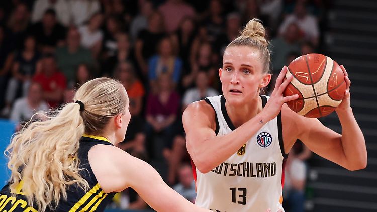 Starspielerin Leonie Fiebich übernahm viel Verantwortung im deutschen Team.