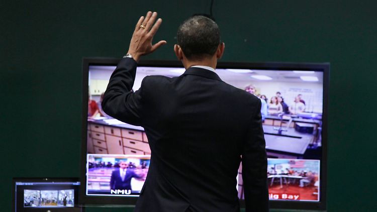 Obama ist enttäuscht.