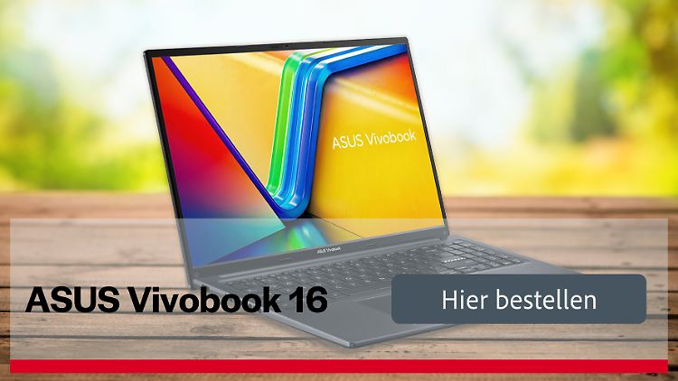 Das Asus Vivobook 16 gibt es derzeit bei Notebooksbilliger im Black-Week-Angebot für unter 550 Euro. 