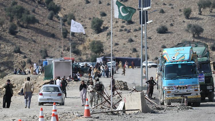 Ein Grenzübergang zwischen Afghanistan und Pakistan.