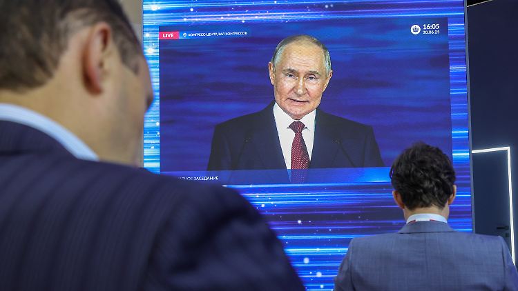 Verlor kaum Worte über die Ukraine: Wladimir Putin.