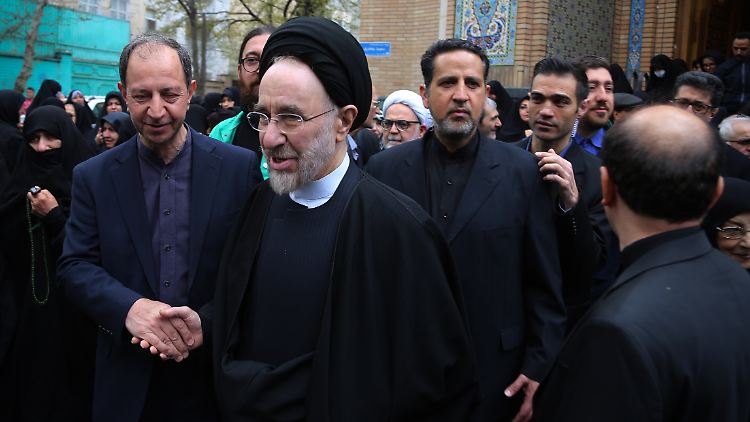 Ex-Präsident Mohammed Chatami gehört den moderaten Kräften im Iran an.
