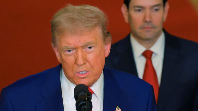 Am Wochenende verkündete Trump das Bombardement des iranischen Atomprogramms.