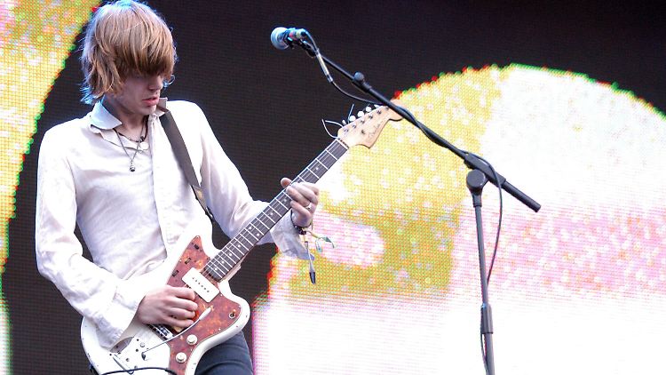 Patrick Walden mit den Babyshambles bei einem Konzert 2005 in London.