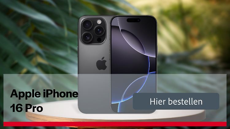 Das iPhone 16 Pro gibt es bei Dein Handy im Vertrag mit Unlimited-Tarif für 55 Euro im Monat.