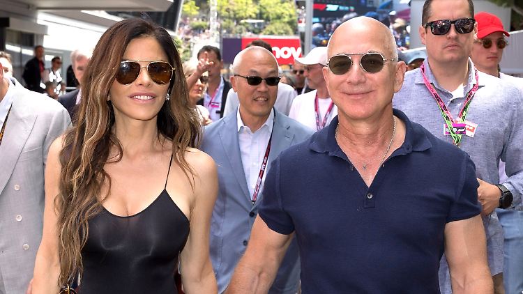 Jeff Bezos und Lauren Sánchez geben sich das Jawort.