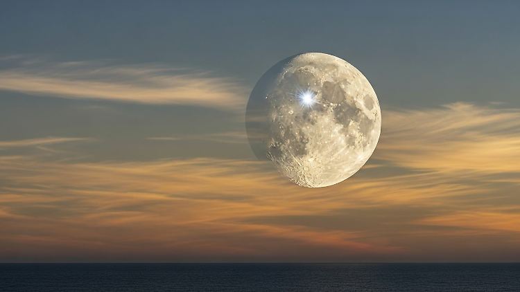 Die Illustration zeigt, wie der mögliche Einschlag eines Asteroiden auf dem Mond aussehen könnte. Im Fall von 2024 YR4 würde sich laut Experten "ein schönes Schauspiel" bieten.