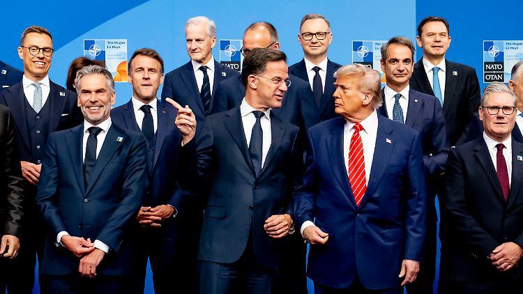 Eine solche Erhöhung der Nato-Zielvorgabe wäre ohne den Druck von US-Präsident Trump nicht zustande gekommen, sagt Nato-Generalsekretär Rutte.