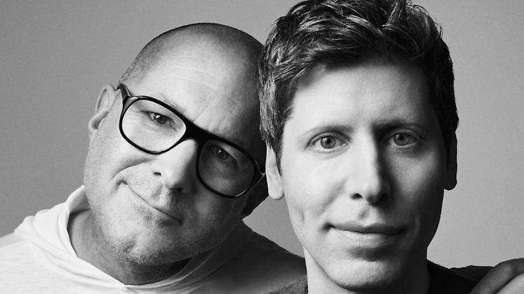 Jony Ivy (l.) und Sam Altman arbeiten neuerdings zusammen. 