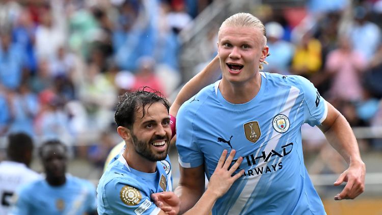 Erling Haaland traf bei Citys Kantersieg.