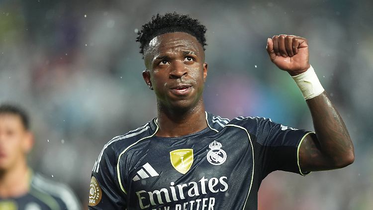 Superstar Vinicius Junior brachte Real Madrid in Führung.