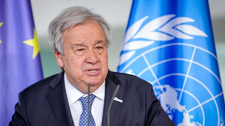 UN-Generalsekretär Guterres mahnt eine sofortige Waffenruhe in Gaza an. (Archivbild)  