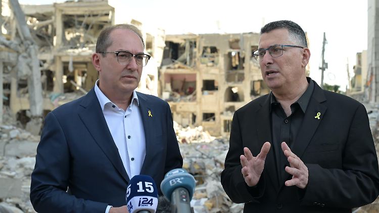 Dobrindt traf unter anderem auf den israelischen Außenminister Gideon Saar.