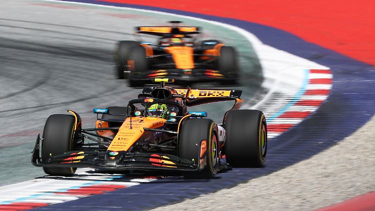 Das McLaren-Duo fuhr der Konkurrenz wieder mal davon.