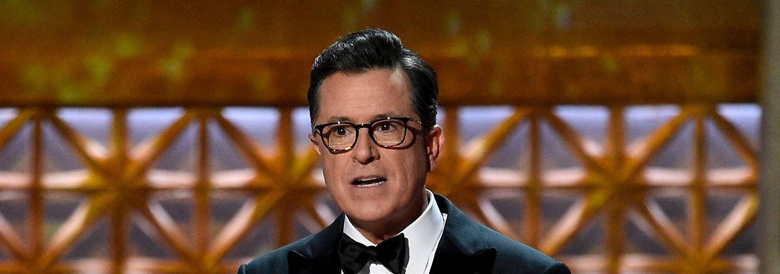 US-Moderator Colbert empfiehlt seinem Publikum ein Buch von Daniel Kehlmann. (Archivbild)