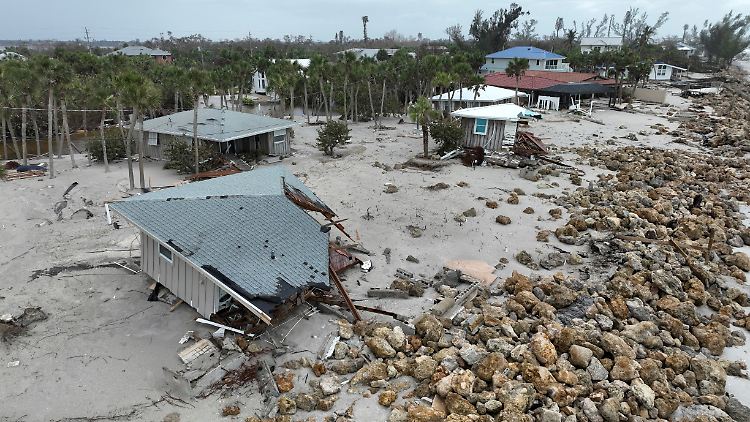 Florida wird von heftigen Stürmen getroffen. 