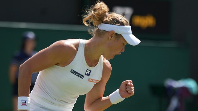 Laura Siegemund hatte eine gute Zeit die ganze Zeit.