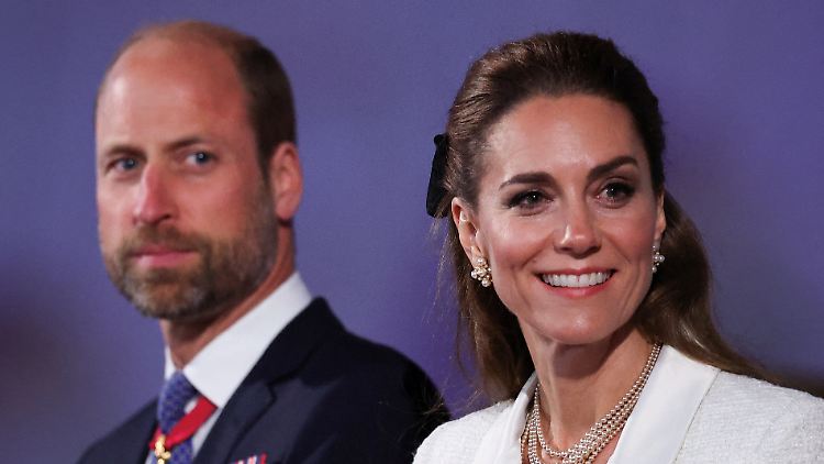 Sind ein Team - außer ab und an auf dem Tennisplatz: Prinz William und Prinzessin Kate.