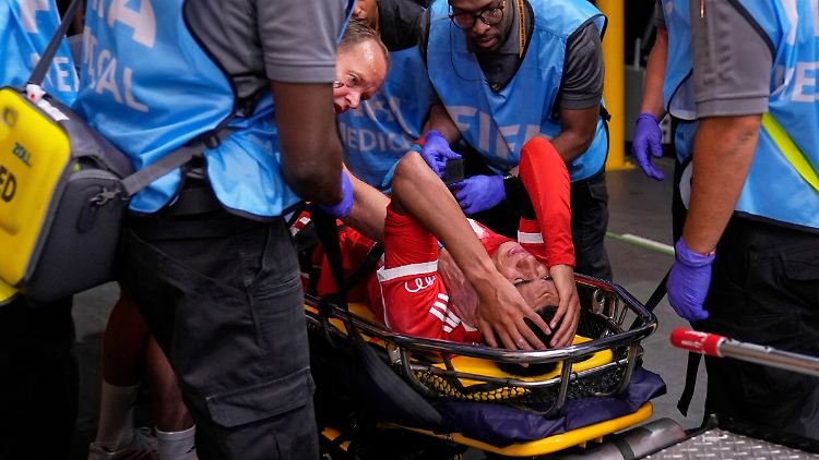 Musiala hatte große Schmerzen.