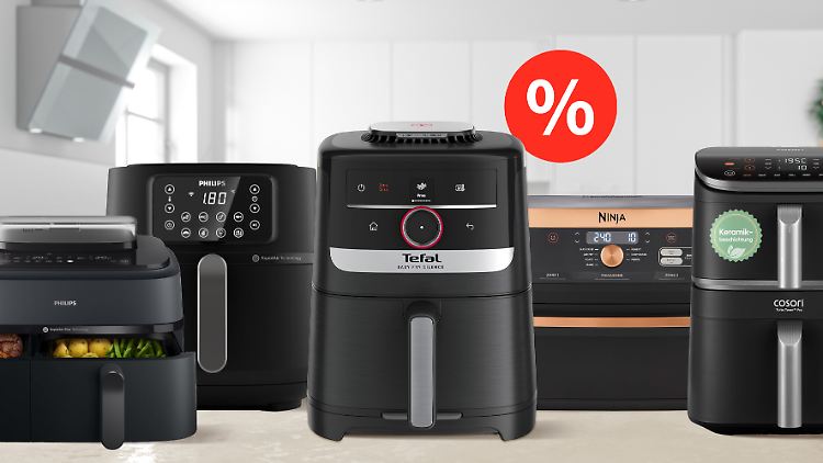 Diese Heißluftfritteusen lassen sich am Prime Day günstiger shoppen.