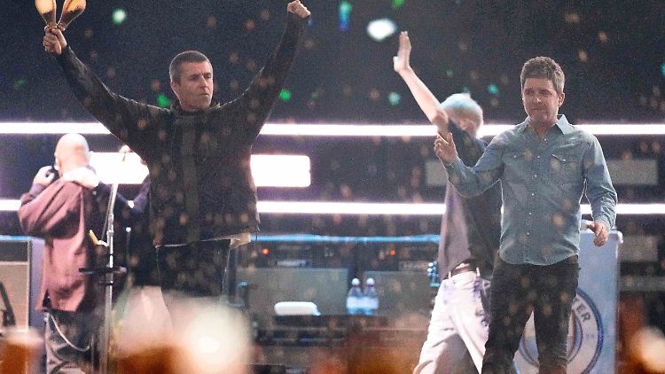 Ihre Beziehung ist "zart und zerbrechlich": Liam (l.) und Noel Gallagher.