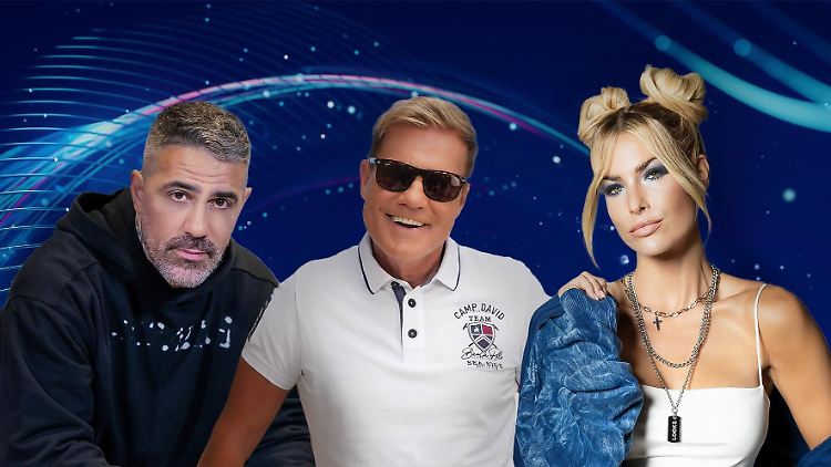 Anis Ferchichi (Bushido), Dieter Bohlen und Isi Glück (v.l.n.r.) sind die neue DSDS-Jury.