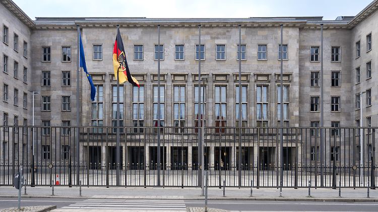 Das Bundesministerium der Finanzen in der Berliner Wilhelmstraße. 