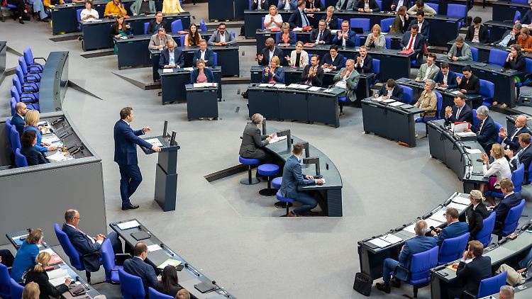 Haushaltsberatung im Bundestag. In zehn Jahren könnte, wenn jetzt nicht gegegesteuert wird, nicht mehr viel zum Beraten übrig bleiben. 