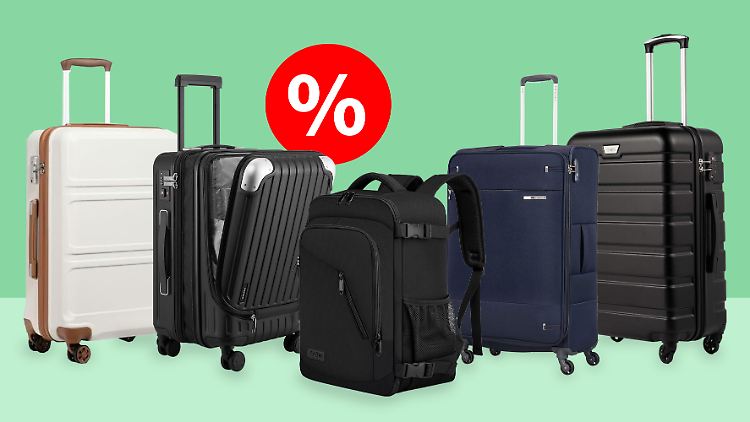 Von Handgepäck über Trolleys bis zum XXL-Koffer – jetzt mit satten Rabatten.